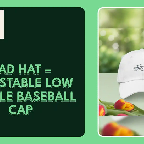 Dad Hat &ndash; Adjustable Low Profile Baseball Cap by@Outfy
