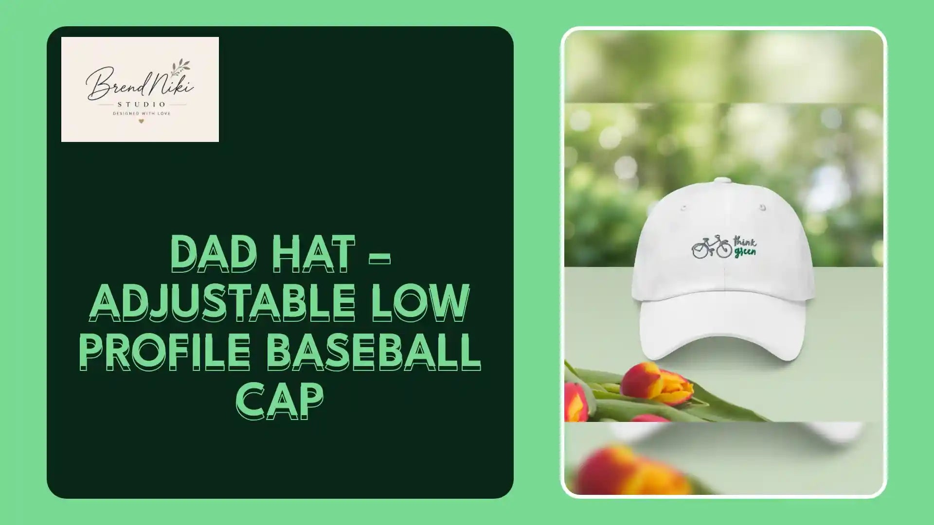 Dad Hat &ndash; Adjustable Low Profile Baseball Cap by@Outfy